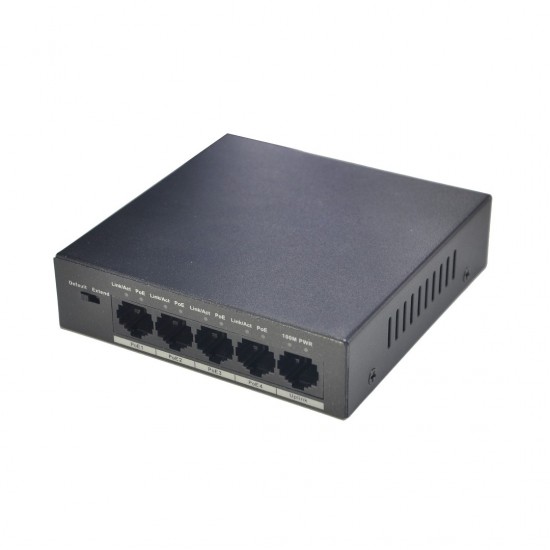 4 Kanal PoE Switch ( 4FE PoE +1 FE )