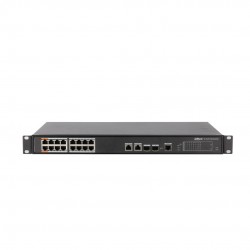 16 Kanal (14 Kanal PoE+ 2 Kanal Hi-PoE Switch) (16FE PoE +2GE Combo)