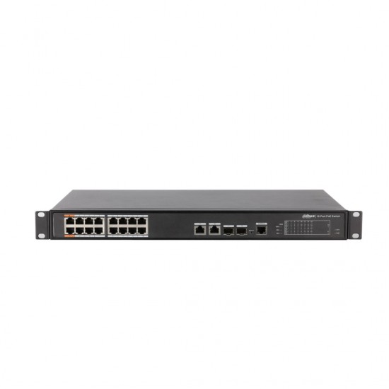 16 Kanal (14 Kanal PoE+ 2 Kanal Hi-PoE Switch) (16FE PoE +2GE Combo)