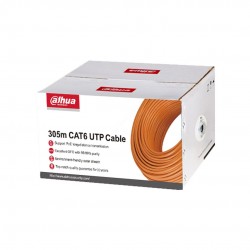 305m UTP CAT6 CPR E/UL CM Cable ( %99.99 OFC oksijensiz saf bakır)
