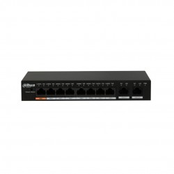 8 Kanal PoE Switch - 250 metre uzaklığa PoE iletimi ( 8FE PoE +2 GE )